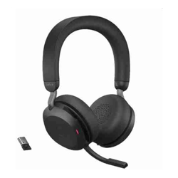 JABRA WIRELESS EVOLVE2 75 UC Stereo BLUETOOTH HEADSET+USB-A + 3.5MM + LINK 380a BT ADAPTER
