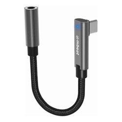 mbeat Elite USB-C to 3.5mm Audio Adapter Add Headphone Audio Jack to USB-C Computers Laptops Notebooks Tablets Smartphones  Space Grey
