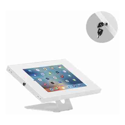 Brateck Anti-Theft Wall-Mounted/Countertop Tablet Holder  Fit most 9.7 to 11 tablets( iPad, iPad Air, iPad Pro, - White