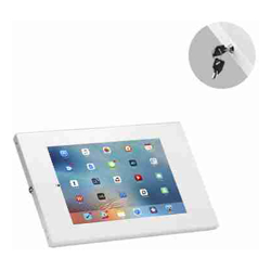 Brateck Anti-Theft Wall-Mounted Tablet Enclosure Fit most 9.7 to 11 tablets including iPad iPad Air iPad Pro- White