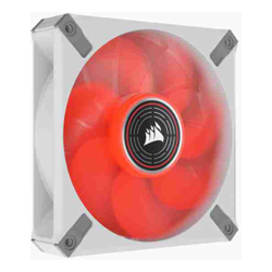 Corsair ML ELITE Series ML120 LED ELITE WHITE 120mm Magnetic Levitation Red LED Fan with AirGuide Single Pack