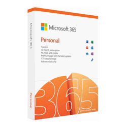 Microsoft QQ2-01397 Microsoft 365 Personal Office 1 User 1 Year (Medialess Retail Box)
