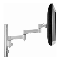 Atdec AWMS-DW6 Spring-assisted single display wall mount White