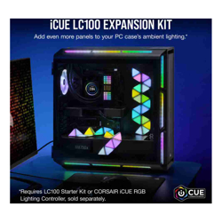 Corsair  iCUE LC100 Smart Lighting Strip Expansion Kit. ICUE Software