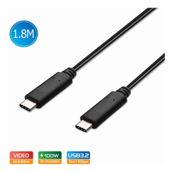 Simplecom CA519 USB-C to USB-C Cable USB 3.2 Gen1 5A 100W PD 4K@60Hz 1.8M
