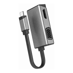 ALOGIC Ultra 2-in-1 USB-C to HDMI and VGA Adapter - Male to Female -4K 60Hz
