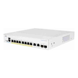 Cisco CBS350-8P-2G-AU Managed 8 Port Gigibit Ethernet POE Switch, 2x1G Combo 