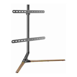 Brateck Modern Linear Tabletop TV Stand For 49"-70" TVs  -- Matte Black  Walnut