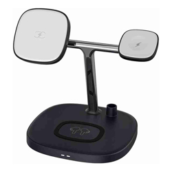 CHOETECH T583-F 4-in-1 Magentic Wireless Charging Station for iPhone/Apple Watch/Headphones/Pencil