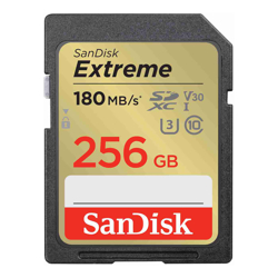 SanDisk 256GB Extreme SD UHS-I Card SDSDXVV-256G-GNCIN