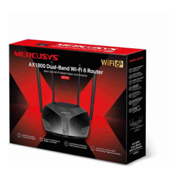 TP-Link Mercusys MR70X AX1800 Dual-Band WiFi 6 Router Up to 1.8Gbps OFDMA MU-MIMO WPA3