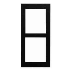 Axis IP VERSO FRAME FOR SURFACE INSTALLATION 2 MODULES BLACK