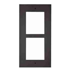 Axis IP VERSO FRAME FOR FLUSH INSTALLATION 2 MODULES BLACK