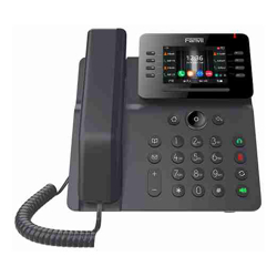 Fanvil V64 Prime Busines Phone 3.5" Color Screen Built in WiFi  BT Dual Gigabit Ports PoE 12 Lines 2 Year WTY