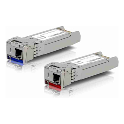 Ubiquiti UFiber  SFP+ Single-Mode Module 10G BiDi 2-pack Same 10Gbps speed Less Cable Required (Single Strand and LC Connector)