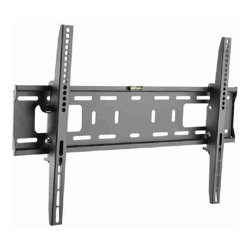 Atdec's AD-WT-5060 mounts single displays with -10 to +5 tilt to the wall with 56mm offset. Wide wall bracket suits stud walls with 24 stud spacing. Black steel. 10 year warranty.