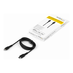 StarTech STARTECH.COM 1M USB-C to LIGHTNING CHARGE/SYNC CABLE DURABLE MFi BLACK 2YR