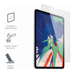 Cygnett OpticShield Apple iPad Pro 12.9" (2021/2020/2018) Tempered Glass Screen Protector (CY2731CPTGL) Superior Impact Absorption Perfect Fit