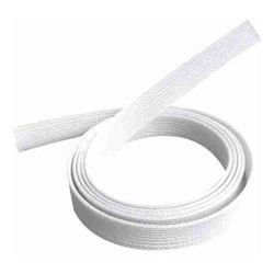 Brateck Braided Cable Sock (40mm/1.6" Width)  Material Polyester Dimensions1000x40mm -- White