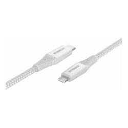OtterBox Lightning to USB-C Cable (2M) PD Premium Pro White (78-80891) USB Power Delivery Bend/Flex-Tested 25000 Times 60W Output