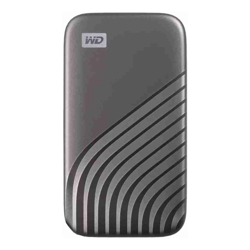 WD My Passport SSD, 1TB, Gray color, USB 3.2 Gen-2, Type C & Type A compatible, 1050MB/s (Read) and 1000MB/s (Write)