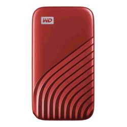 WD My Passport SSD, 1TB, Red color, USB 3.2 Gen-2, Type C & Type A compatible, 1050MB/s (Read) and 1000MB/s (Write)