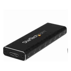 STARTECH.COM M.2 SSD ENCLOSURE FOR M.2 SATA SSD, USB3.0, USB to MICRO-B CABLE, 2YR