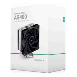 Deepcool AG400 CPU Cooler 4 Heat Pipes 120mm PWM Fan IntelLGA1700/1200/1151/1150/1155AMDAM5/AM4