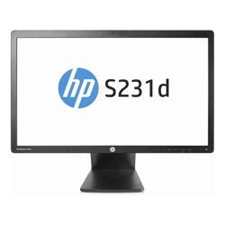 HP EliteDisplay S231d 23" FHD IPS Monitor 1920x1080 DisplayPort VGA Built-in Webcam 12 Mth Wty (NO STAND) (Refurbished)
