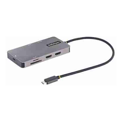 STARTECH.COM USB C MULTIPORT ADAPTER, 4K DUAL HDMI, 5GBPS USB HUB, 100W PD 3 YR
