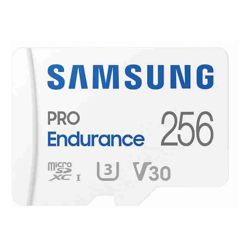 Micro SDXC 256GB Pro Endurance /w Adapter, UHS-1, Class 10, Up to 100MB/s Read, 40MB/s Write, 5 Years Warranty
