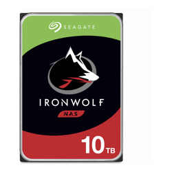 IronWolf, NAS, 3.5" HDD, 10TB, SATA 6Gb/s, 7200RPM, 256MB Cache, 3 Years Warranty or 1M Hours MTBF