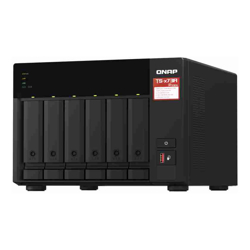 QNAP TS-673A-8G,6-bay NAS, AMD Ryzen V1000 series V1500B 4C/8T 2.2GHz, 8GB DDR4 RAM(Max. 64GB),6x SATA 6Gb/s bays, 2x M.2 NVMe PCIe Gen3 SSD slots, 3 Yr WTY