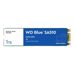 Western Digital WD Blue 1TB M.2 SATA SSD 560R/530W MB/s 95K/84K IOPS 400TBW 1.75M hrs MTTF 3D NAND 7mm 5yrs ~WDS100T2B0B