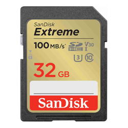 SanDisk 32GB Extreme SD UHS-I Card (SDSDXVT-032G-GNCIN)