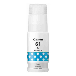 Canon GI61C CYAN INK BOTTLE FOR G3620 G3625 G3660 7.7K PAGE YIELD