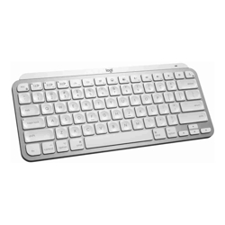 Logitech MX Keys Mini For Mac Minimalist Wireless Illuminated Keyboard Pale Grey