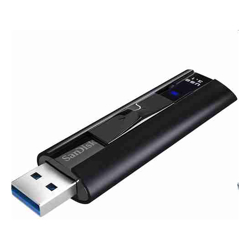 SanDisk 256GB Extreme Pro USB3.2 Solid State Flash Drive CZ880 Black Read up to 420MB/s Write up to 380MB/s USB-A (LS)