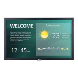 LG 22SM3G 22 FHD 250NITS 10001 CONTRAST WEBOS 4.1 DIGITAL SIGNAGE DISPLAY