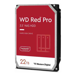 WD Western Digital WD Red Pro 22TB 3.5" NAS HDD SATA3 7200RPM 512MB Cache 24x7 300TBW ~24-bays NASware 3.0 CMR Tech 5yrs wty