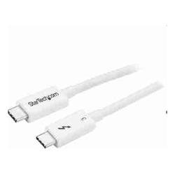 StarTech STARTECH.COM 0.5M THUNDERBOLT3 CABLE 40GBPS 100W PD WHITE 2YR