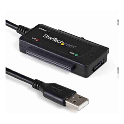 STARTECH.COM USB 2.0 to SATA/IDE ADAPTER FOR 2.5/3.5" SSD/HDD 2YR