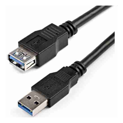 STARTECH.COM 2M USB3.0 A TO A Extension CABLE, M TO F, BLACK, LTW