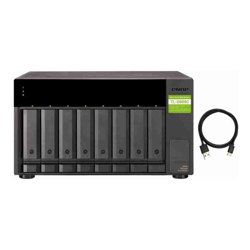 Qnap TL-D800C 8-bay desktop USB-C 3.1 Gen2 10Gbps JBOD expansion unit with a 1-meter USB-C to USB-A 3.1 Gen2 cable./2 Years WTY