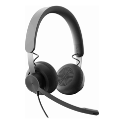Logitech ZONE WIRED UC STEREO HEADSETNOISE CANCELLINGUSB-C W/USB-A  ADAPTER 2YR WTY