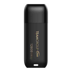 Team Group C175 USB 3.2 G1 Flash Drive 128GB, Read (Max) 100MB/s Black