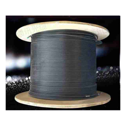 8Ware 350m Cat6a Ethernet Outdoor Underground Shielded External LAN Cable Roll Black Copper Twisted Core PVC Jacket BLK