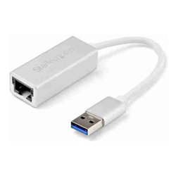 STARTECH.COM USB3.0 TO Gigabit ETHERNET ADAPTER, ALUMINUM, SILVER, 2YR