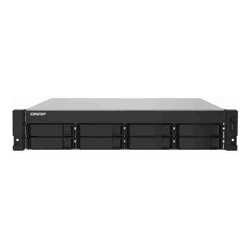 Qnap TS-832PXU-RP-4G 2U Rackmoun 8-Bay NAS AL324 quad-core 1.7 GHz 4GB DDR4 Hot-swappable 2x2.5 Gbe 2 x10GbE SFP+ 1xPCIe Gen 2 x2 4xUSB 3.2 3 yr wty