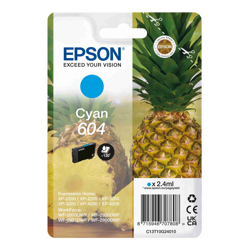 EPSON 604 STD CYAN INK XP-2200 XP-3200 XP-4200 WF-2910 WF-2930 WF-2950